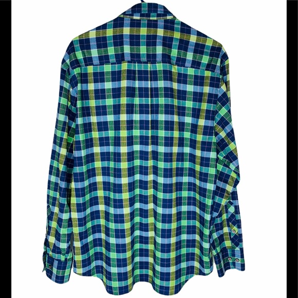 Tommy Bahama Men’s Medium Long Sleeve Shirt Plaid - Picture 2 of 15